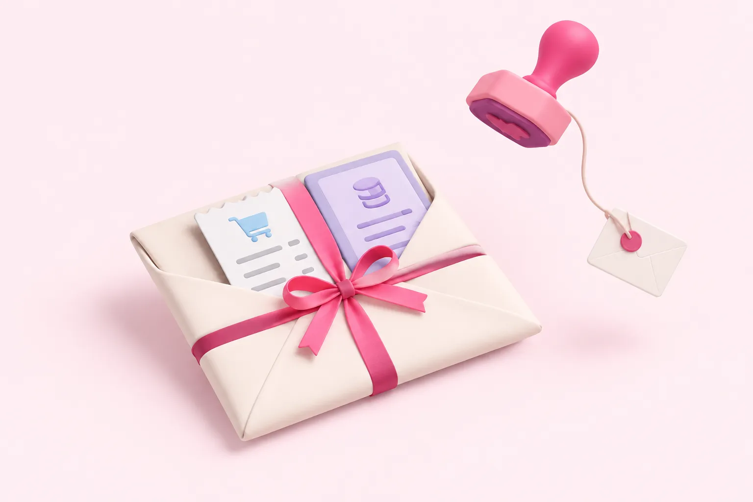 A sealed envelope binding a business record and its outbox slip together represents one atomic database write.